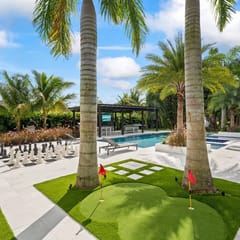 Waterfront Estate•7br•Heated pool•Spa•BBQ•Bsktball